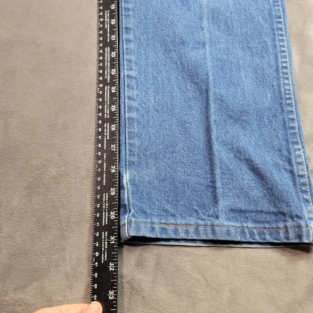 Wrangler Mens Cowboy Cut Straight Leg Jeans Blue Medium Wash 40x32 Vintage Style